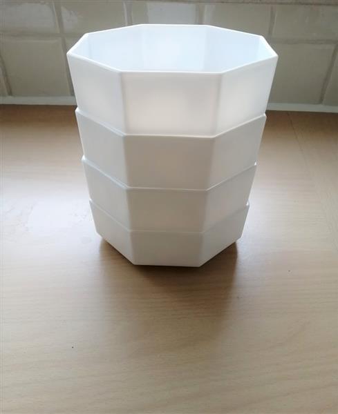 Grote foto 4 vintage witte arcopal kommen en 3 schalen huis en inrichting servies