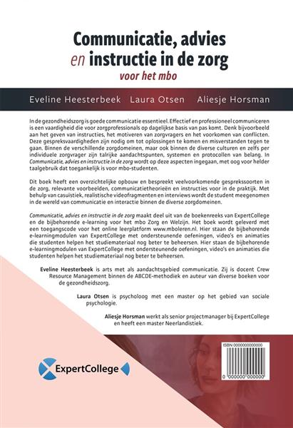 Grote foto communicatie advies en instructie in de zorg boeken overige boeken