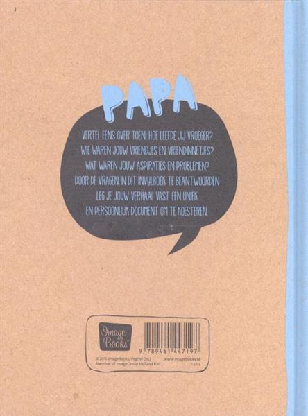 Grote foto papa schrijft boeken stripboeken