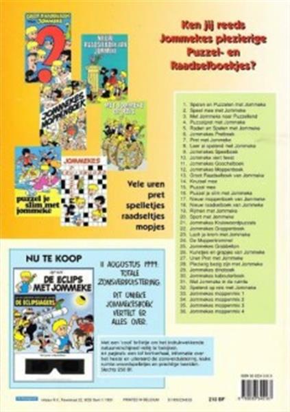 Grote foto strandpret met jommeke jommeke maxiboeken 25 boeken stripboeken