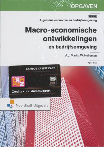 Grote foto macro economische ontwikkelingen en bedrijfsomgeving opgaven algemene economie en bedrijfsomgevi boeken overige boeken