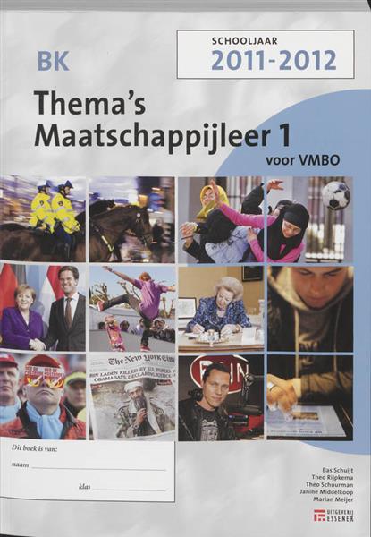 Grote foto thema maatschappijleer 1 vmbo bk niveau deel werkboek boeken overige boeken