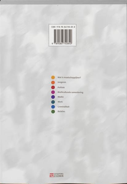 Grote foto thema maatschappijleer 1 vmbo bk niveau deel werkboek boeken overige boeken