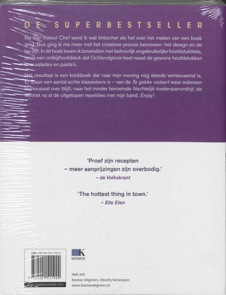 Grote foto the naked chef is terug boeken kookboeken