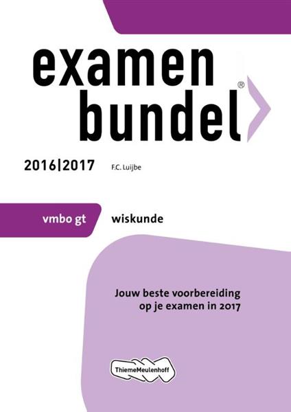 Grote foto examenbundel vmbo gt wiskunde 2016 2017 boeken overige boeken