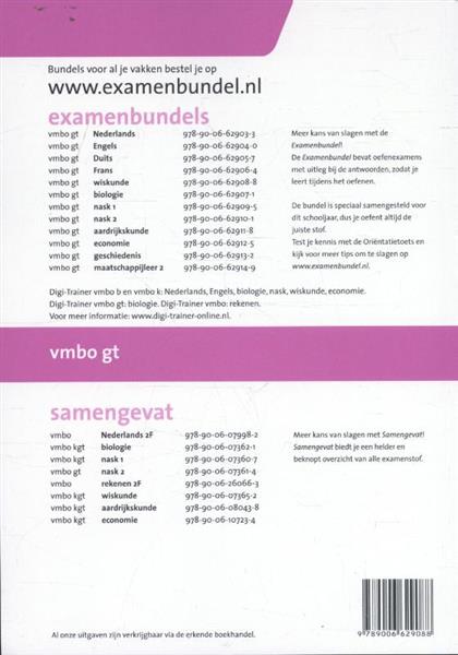 Grote foto examenbundel vmbo gt wiskunde 2016 2017 boeken overige boeken