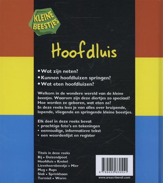 Grote foto hoofdluis kleine beestjes boeken overige boeken