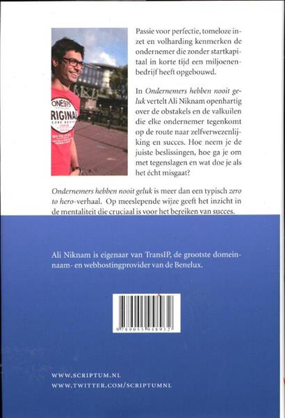 Grote foto ondernemers hebben nooit geluk boeken overige boeken