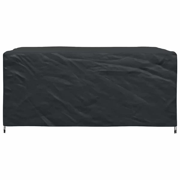 Grote foto vidaxl hoes voor tuinmeubelen zwart 240 x 180 x 100 cm 210d tuin en terras tuinmeubelen