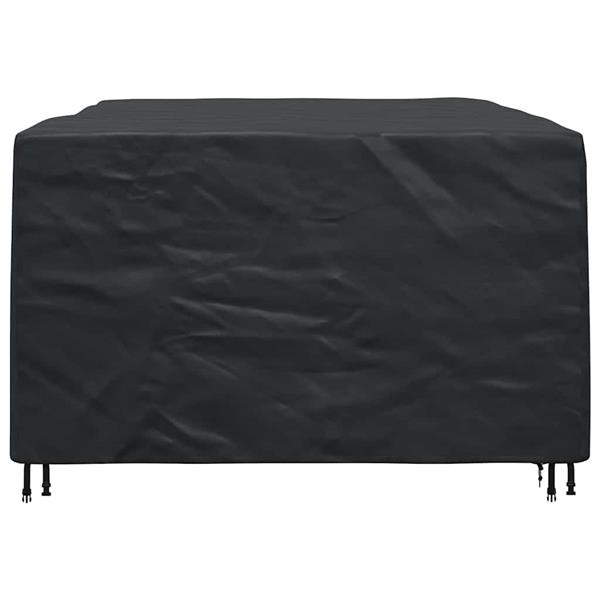 Grote foto vidaxl hoes voor tuinmeubelen zwart 240 x 160 x 100 cm 600d tuin en terras tuinmeubelen