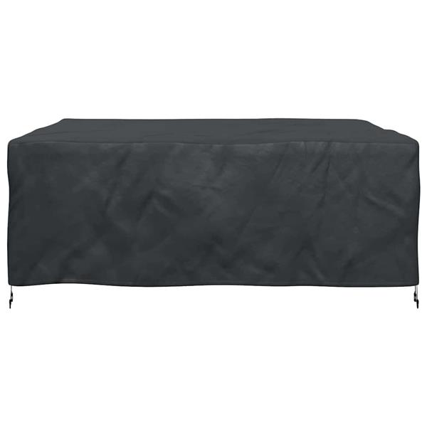 Grote foto vidaxl hoes voor tuinmeubelen zwart 200 x 200 x 90 cm 210d tuin en terras tuinmeubelen