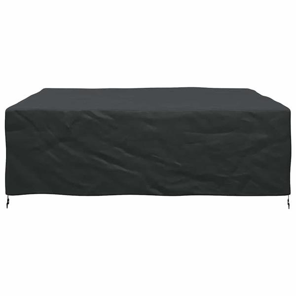 Grote foto vidaxl hoes voor tuinmeubelen zwart 220 x 220 x 70 cm 600d tuin en terras tuinmeubelen