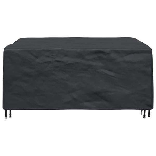 Grote foto vidaxl hoes voor tuinmeubelen zwart 200 x 150 x 85 cm 600d tuin en terras tuinmeubelen