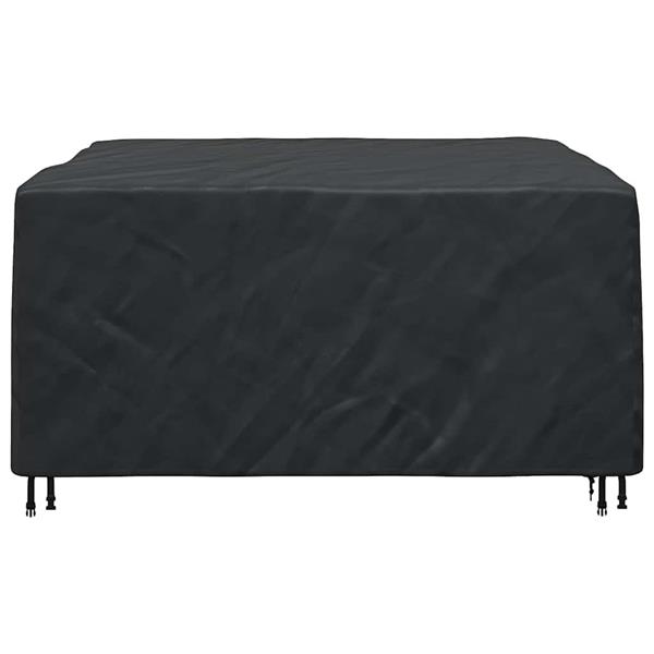Grote foto vidaxl hoes voor tuinmeubelen zwart 180 x 190 x 85 cm 210d tuin en terras tuinmeubelen