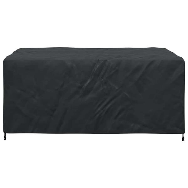 Grote foto vidaxl hoes voor tuinmeubelen zwart 143 x 225 x 90 cm 600d tuin en terras tuinmeubelen