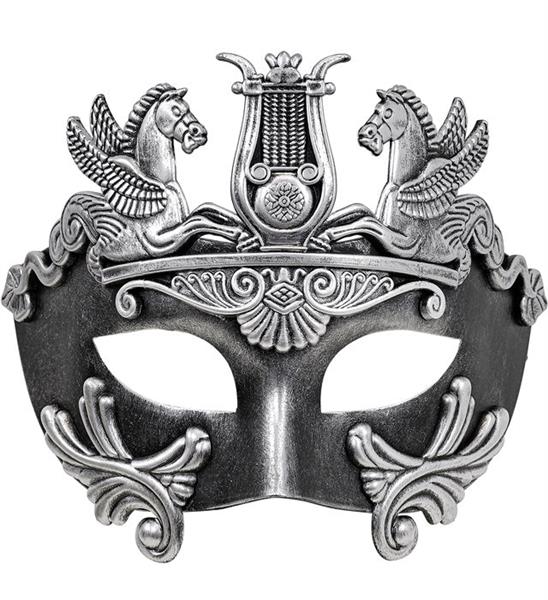 Grote foto romein oogmasker zilver verzamelen overige verzamelingen