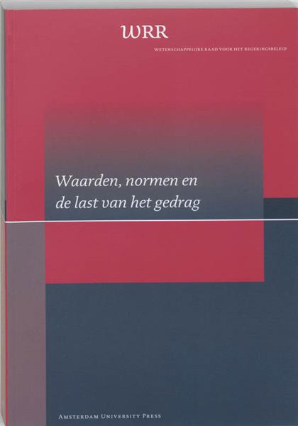 Grote foto waarden normen en de last van het gedrag wrr rapporten 68 boeken politiek en maatschappij