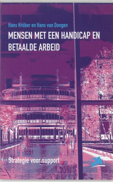 Grote foto mensen met een handicap en betaalde arbeid pm reeks boeken studieboeken