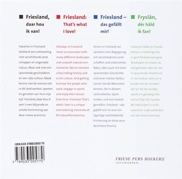 Grote foto friesland fryslan daar hou ik van boeken overige boeken