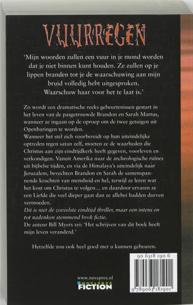 Grote foto vuurregen boeken thrillers
