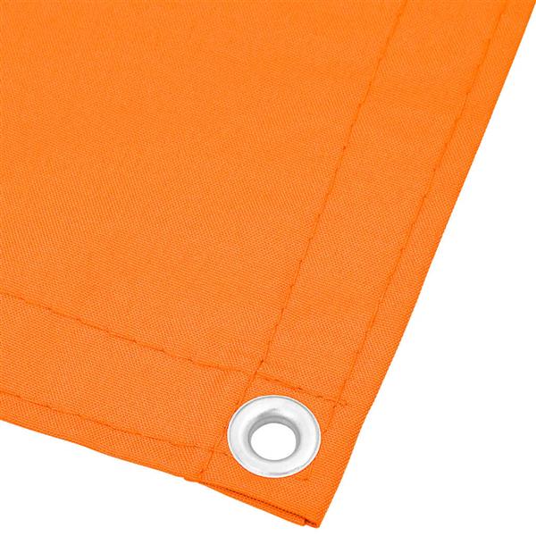 Grote foto vidaxl balkonscherm oranje 90x1000 cm 100 polyester oxford tuin en terras overige tuin en terras