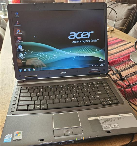 Grote foto acer extensa 5220 celeron 530 cpu 1.73 ghz computers en software laptops en notebooks