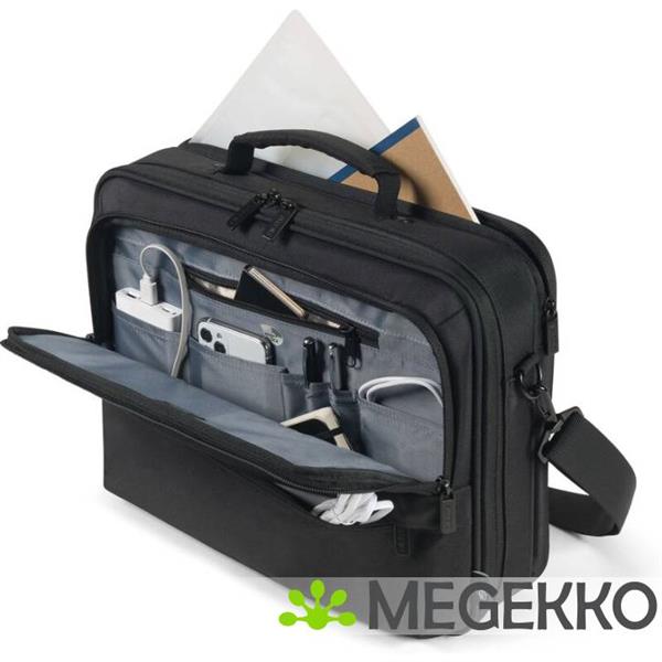 Grote foto dicota d32031 rpet laptoptas 43 9 cm 17.3 aktetas zwart computers en software overige computers en software