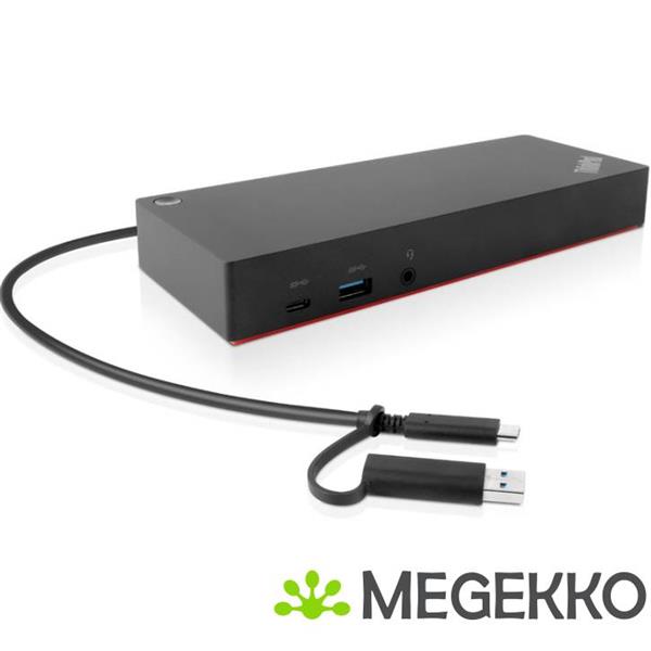 Grote foto lenovo thinkpad hybride usb c en usb a docking station computers en software overige computers en software