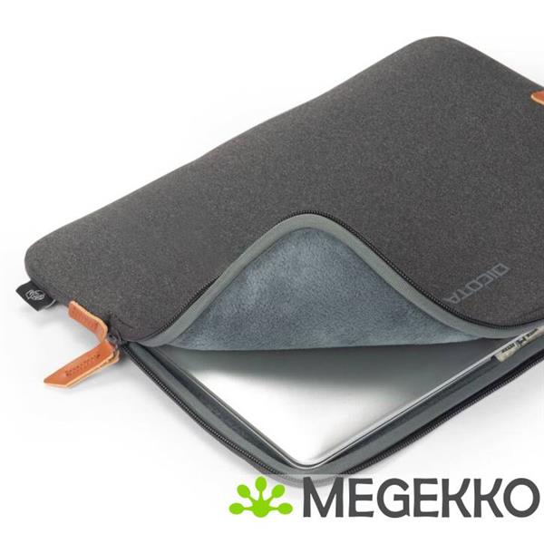 Grote foto dicota d31771 rpet laptoptas 40 6 cm 16 laptopsleeve antraciet computers en software overige computers en software