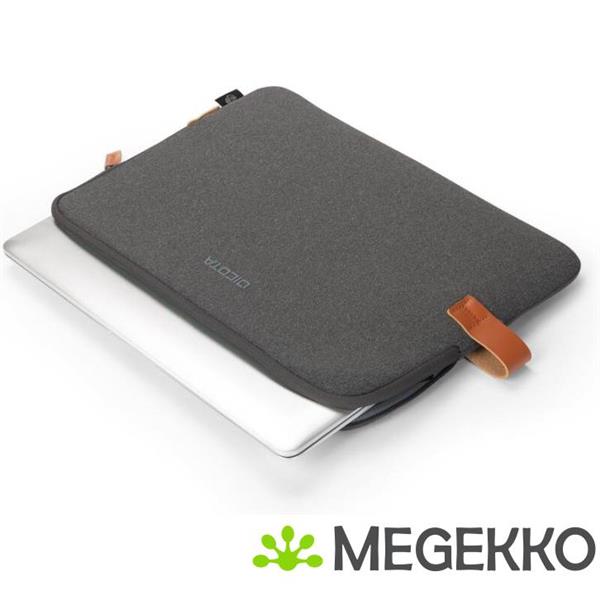 Grote foto dicota d31771 rpet laptoptas 40 6 cm 16 laptopsleeve antraciet computers en software overige computers en software