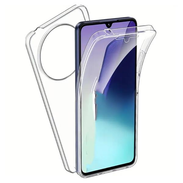 Grote foto 360 hoesje voor xiaomi poco f7 transparant tpu full body silicone case pet screenprotector telecommunicatie mobieltjes