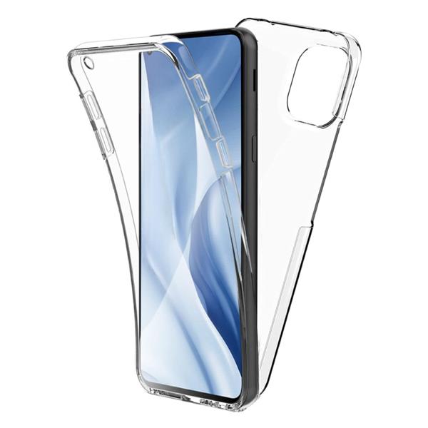 Grote foto 360 hoesje voor xiaomi poco x5 pro transparant tpu full body silicone case pet screenprotector telecommunicatie mobieltjes