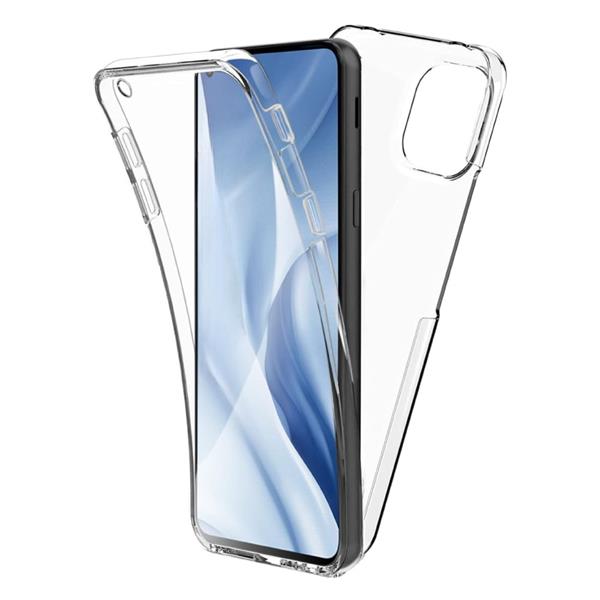 Grote foto 360 hoesje voor xiaomi poco x5 transparant tpu full body silicone case pet screenprotector telecommunicatie mobieltjes