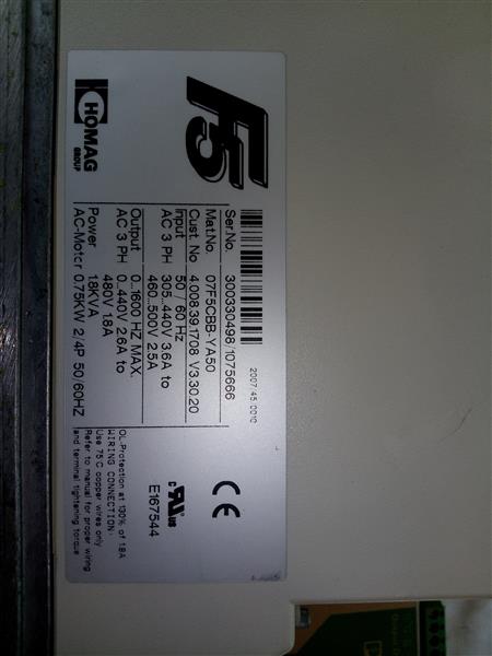 Grote foto homag keb feq sturing 1.8kva 3faze 5x doe het zelf en verbouw elektra en kabels