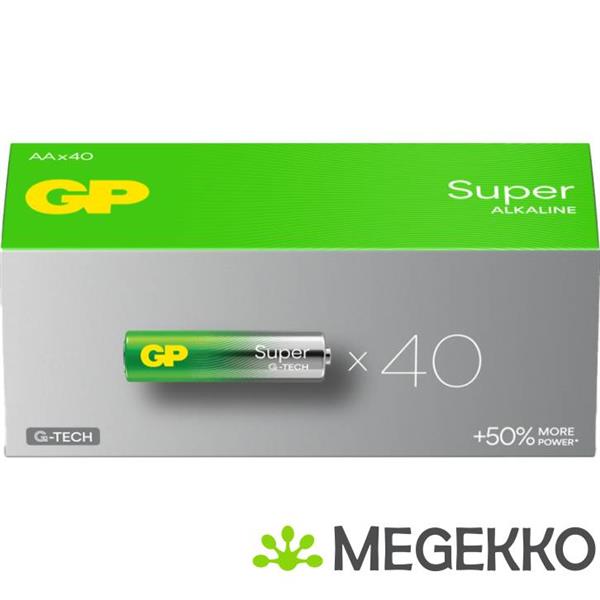 Grote foto gp batteries super alkaline gpsup15a984s40 huishoudelijke batterij wegwerpbatterij aa computers en software overige computers en software