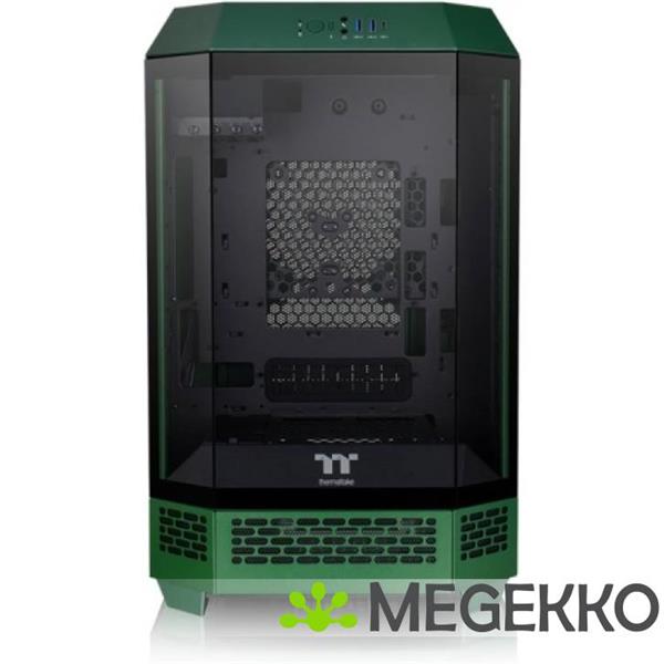 Grote foto thermaltake 300 racing green micro tower groen computers en software behuizingen en kasten