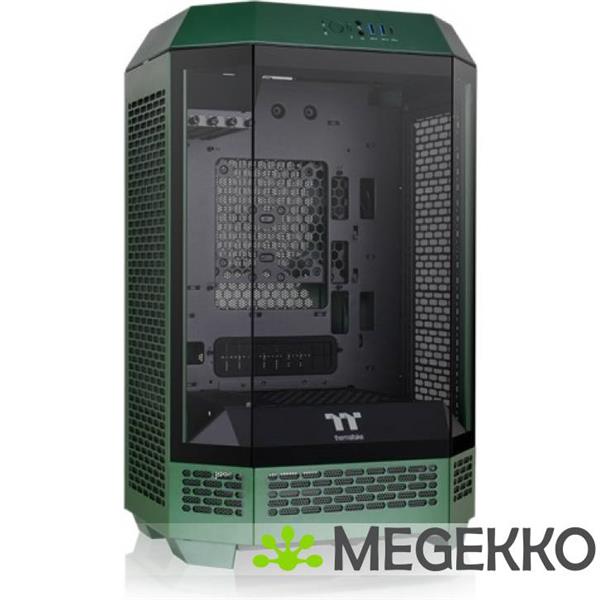 Grote foto thermaltake 300 racing green micro tower groen computers en software behuizingen en kasten