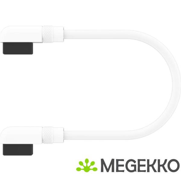 Grote foto corsair icue link cable 2x 135mm with slim 90 connectors wit computers en software overige computers en software