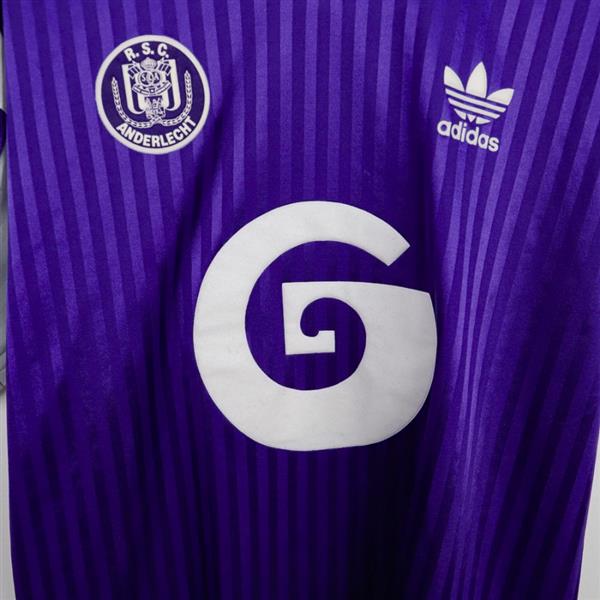 Grote foto anderlecht truitje jaren 80 maat l 75 sport en fitness voetbal
