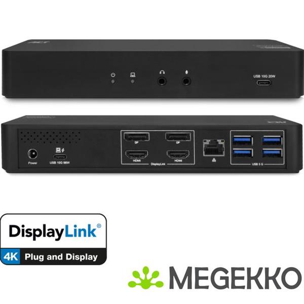 Grote foto act ac7160 usb c dual 4k docking station computers en software overige computers en software