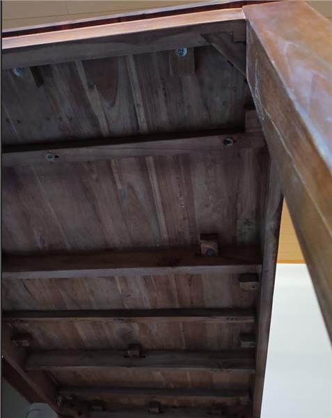 Grote foto eiken houten eettafel met 4 stoelen huis en inrichting eettafels