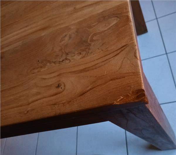 Grote foto eiken houten eettafel met 4 stoelen huis en inrichting eettafels