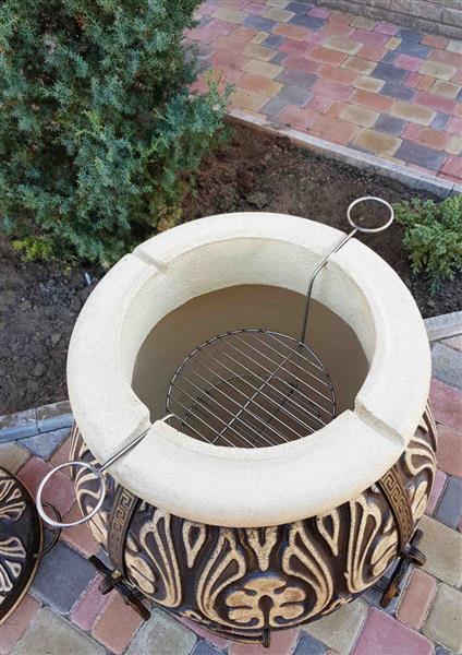 Grote foto tandoor attika 85l premium grillofen schamott tuin en terras barbecues en vuurkorven