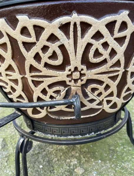 Grote foto tandoor saffron 125l xxl vuurvaste barbecue tuin en terras barbecues en vuurkorven
