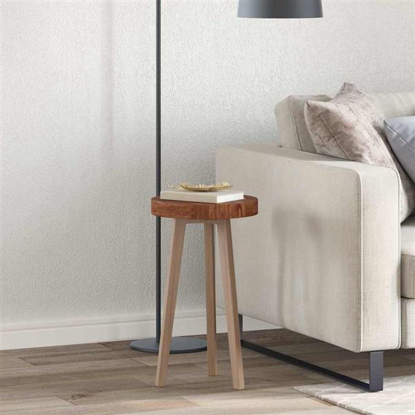 Grote foto vidaxl tafelblad donkerbruin 30 x 4 cm massief eikenhout antiek en kunst stoelen en banken