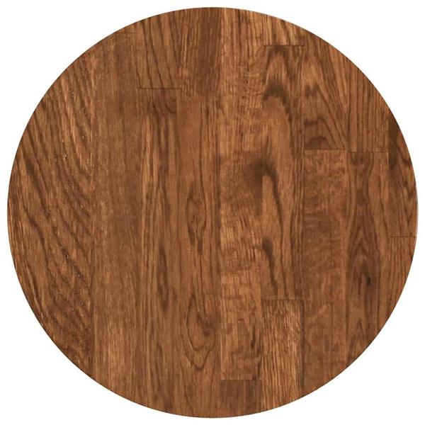 Grote foto vidaxl tafelblad donkerbruin 30 x 4 cm massief eikenhout antiek en kunst stoelen en banken