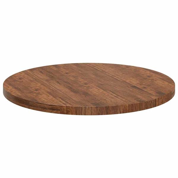 Grote foto vidaxl tafelblad donkerbruin 90 x 4 cm massief eikenhout antiek en kunst stoelen en banken