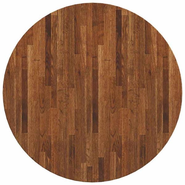 Grote foto vidaxl tafelblad donkerbruin 80 x 4 cm massief eikenhout antiek en kunst stoelen en banken