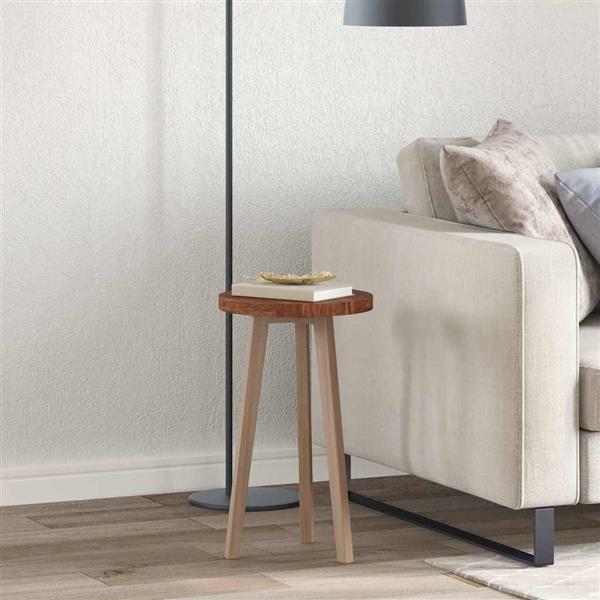 Grote foto vidaxl tafelblad donkerbruin 30 x 2.5 cm massief eikenhout antiek en kunst stoelen en banken