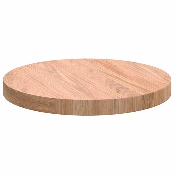 Grote foto vidaxl tafelblad lichtbruin 30 x 2.5 cm massief eikenhout antiek en kunst stoelen en banken